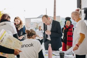Snook volunteers checking people in at DOTI Fest 2019